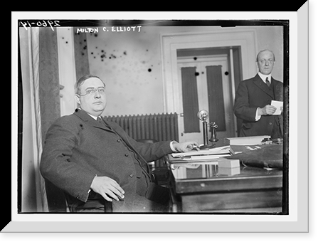 Historic Framed Print, Milton C. Elliott,  17-7/8" x 21-7/8"