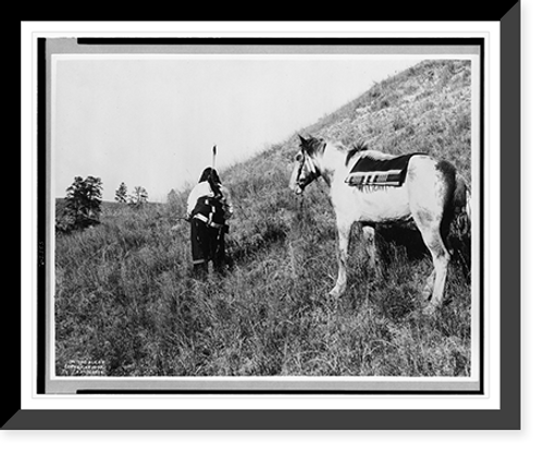 Historic Framed Print, On the alert,  17-7/8" x 21-7/8"