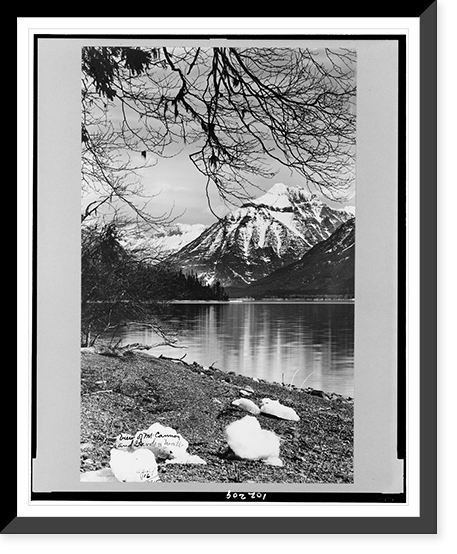 View of Mt. Cannon and Garden Wall, Vintage Wall Art