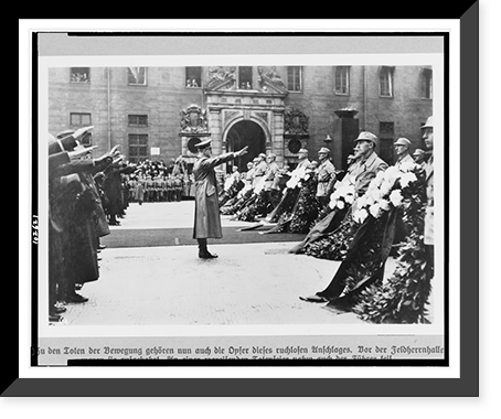 Historic Framed Print, Zu den Toten der Bewegung geh&ouml;ren nun auch die Opfer dieses ruchlosen Anschlages ...,  17-7/8" x 21-7/8"
