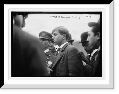 Police arrest Dolinger, Union Square, anarchist riot, New York, Historic Print