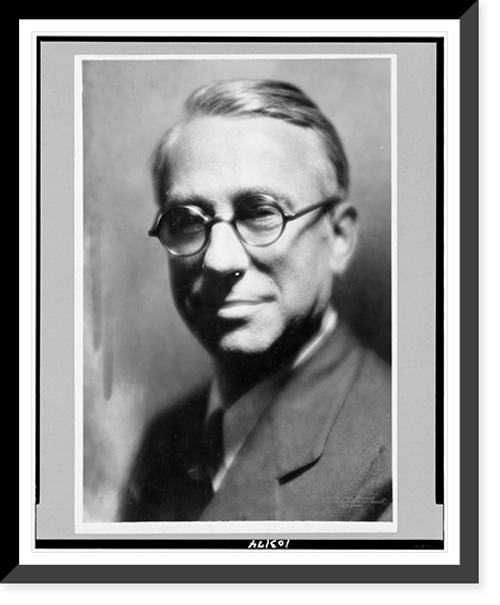 Historic Framed Print, [John Erskine, head-and-shoulders portrait, facing left].Pirie MacDonald, photographer-of-men, New York.,  17-7/8" x 21-7/8"