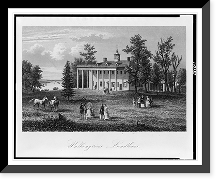 Historic Photo Print - Washington's Landhaus - Vintage Wall Art Gift