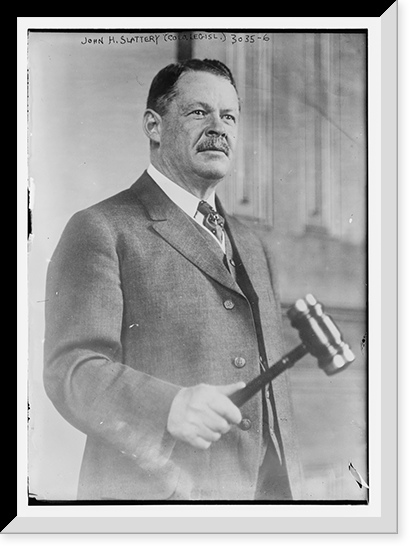 Historic Framed Print, John H. Slattery (Colo. Legisl.),  17-7/8" x 21-7/8"