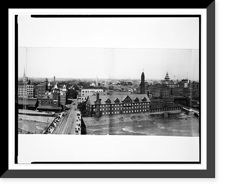 Panoramic view from Rochester Business Institute - 3, Antique Print