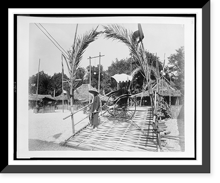 Vintage Photo Print - World's Fairs - Man posed, 1889