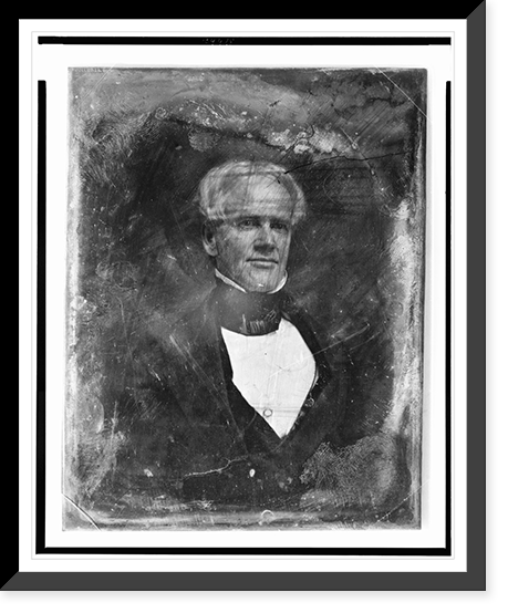 Historic Framed Print, [Horace Mann, head-and-shoulders portrait, three-quarters to right] - 3,  17-7/8" x 21-7/8"