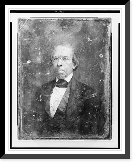 William Upham, head-and-shoulders portrait, slightly to the left, eyes front Classic, Antique Poster