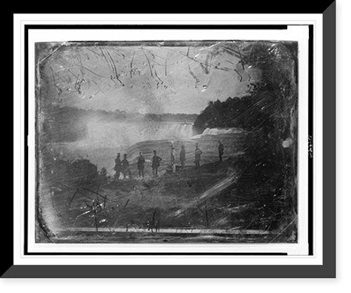 Historic Framed Print, [View of Niagara Falls] - 7,  17-7/8" x 21-7/8"