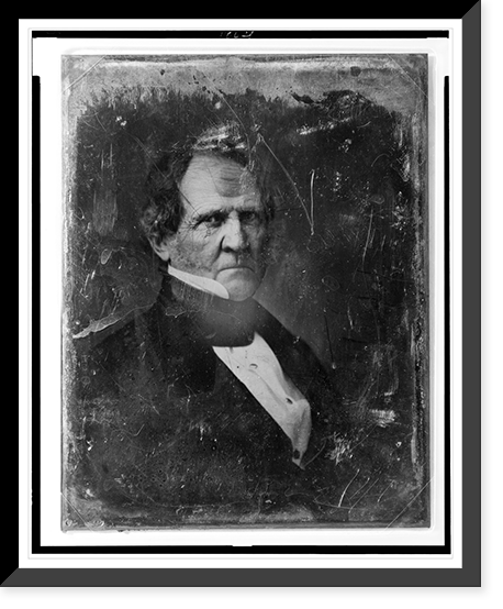 Winfield Scott, head-and-shoulders portrait, head three-quarters to the right, eyes front, in civilian dress - 2, Vintage Print