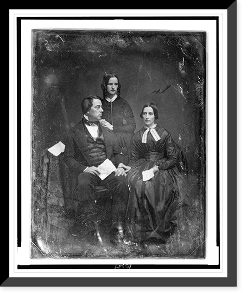 Historic Framed Print, [George Perkins Marsh family. - 2,  17-7/8" x 21-7/8"