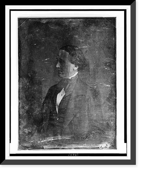 Balie Peyton, half-length portrait, face nearly in profile to the left - 2, Antique Print