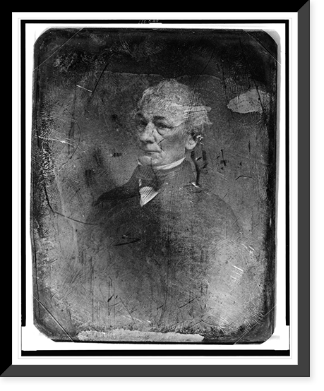 Unidentified man, about 55 years of age, head-and-shoulders portrait, three-quarters to the left - 2, Historic Print