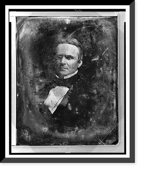 Unidentified man, about 40 years of age, head-and-shoulders portrait, slightly to the left - 2 Classic, Vintage Print