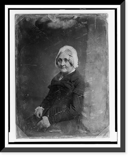Historic Portrait - woman, half-length portrait - Vintage Home Decor Print