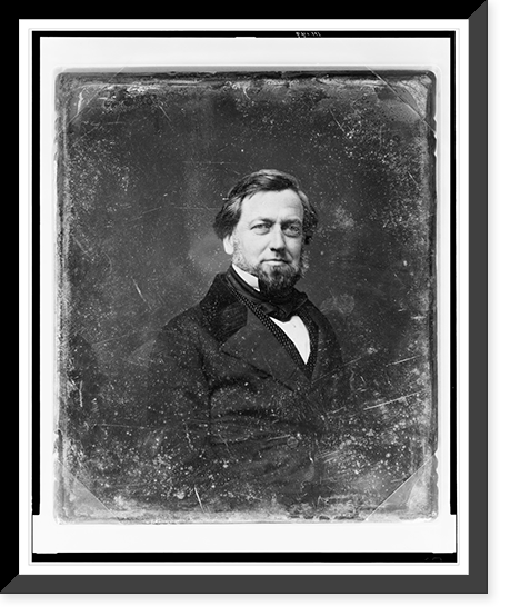 Unidentified man, about 45 years of age, half-length portrait, slightly to the right - 2, Historic Reproduction