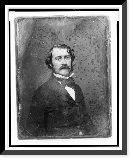 Xavier Donald MacLeod, half-length portrait, nearly facing front, with mustache and spectacles, Vintage Poster