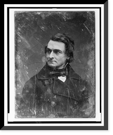 Unidentified man, about 25 years of age, head-and-shoulders portrait, slightly to the right, head three-quarters to the left, Historic Print