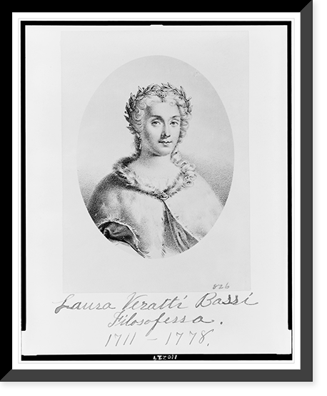 Laura Veratti Bassi, filosofessa. 1711-1778, Vintage Poster