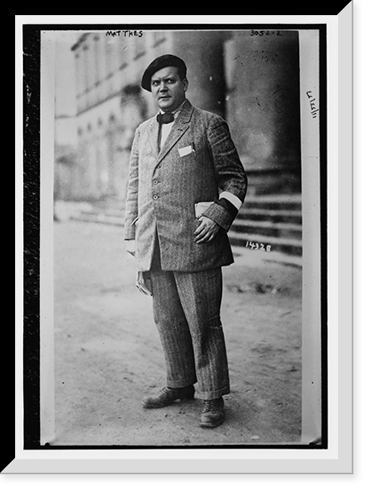 Historic Framed Print, Matthes,  17-7/8" x 21-7/8"