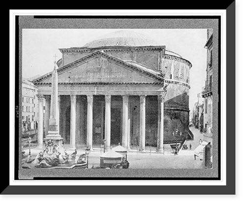 Historic Framed Print, [The Pantheon, Rome, Italy],  17-7/8" x 21-7/8"