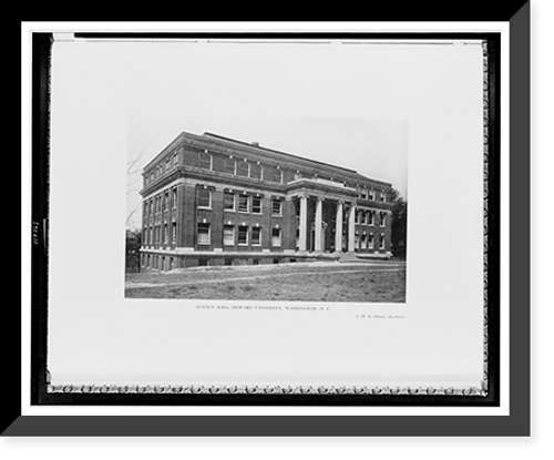 Historic Framed Print, Science Hall, Howard University, Washington, D.C.,  17-7/8" x 21-7/8"