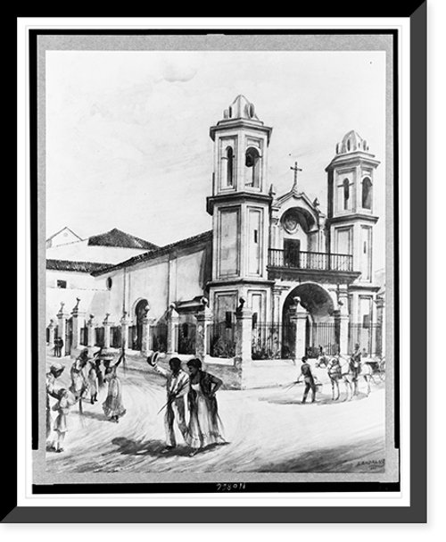 Historic Framed Print, [Iglesia del Cristo, Habana, Cuba],  17-7/8" x 21-7/8"