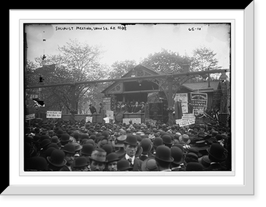 Socialists meeting in Union Square, New York Classic, Antique Wall Art