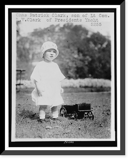 Chas. Patrick Clark, son of Lt. Com. L.W. Clark of President's yacht, Antique Print