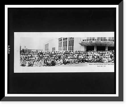 Delegates to 42nd Annual Conference, NAACP, Atlanta, Georgia, June 26 - July 1, 1951, Historic Reproduction