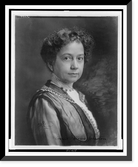 Annie Fellows Johnston, head-and-shoulders portrait, facing right, Vintage Print