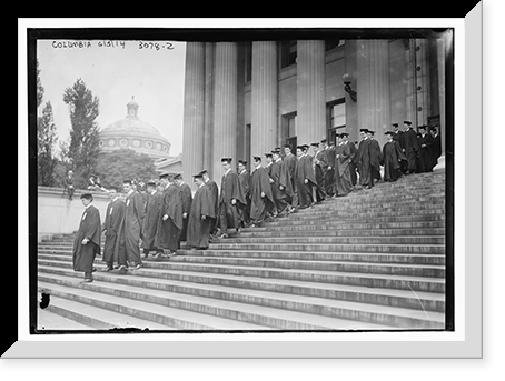 Historic Framed Print, Columbia, 6/3/14,  17-7/8" x 21-7/8"