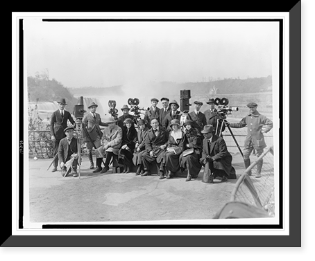 Harry and Beatrice Houdini on location with the production crew for The man from beyond"", Historic Reproduction