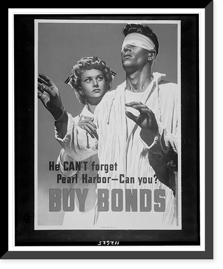 Vintage Nautical Print - He can't forget Pearl Harbor