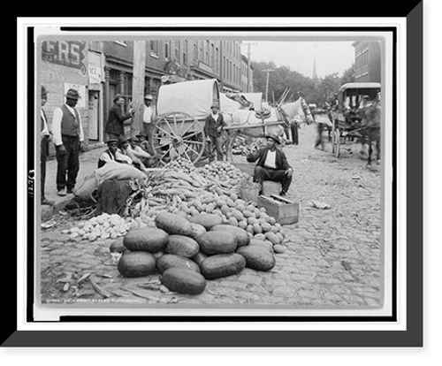 Historic Framed Print, Sixth Street market, Richmond, Va. - 3,  17-7/8" x 21-7/8" Historic Framed Print, Sixth Street market, Richmond, Va. - 3,  17-7/8" x 21-7/8"