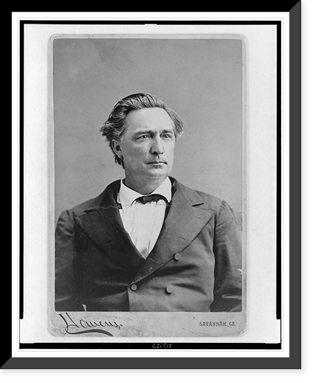 Alfred H. Colquitt, head-and-shoulders portrait, facing right, Vintage Poster