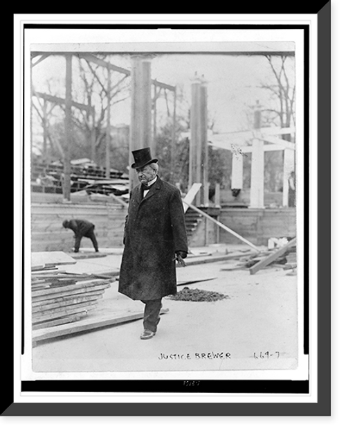Historic Framed Print, Justice Brewer,  17-7/8" x 21-7/8"