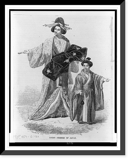 Court dresses of Japan.Freeiman del. Classic, Antique Wall Art