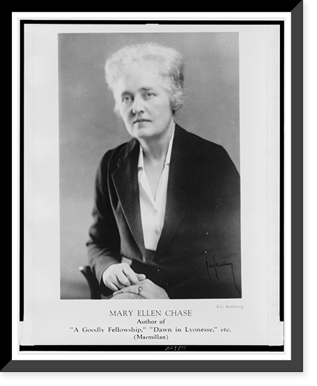 Historic Portrait - Mary Ellen Chase, half-length portrait, seated