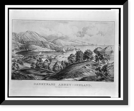 Darrynane Abbey-Ireland the Home of O'Connell. Classic, Antique Wall Art