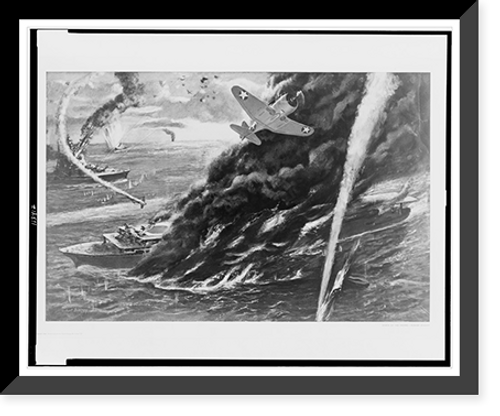 Historic Framed Print, Death of a carrier.,  17-7/8" x 21-7/8"