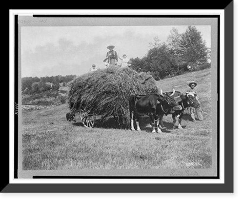 Historic Framed Print, Last load,  17-7/8" x 21-7/8"