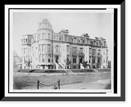 Shepherd's Row, northeast corner of Connecticut Avenue and K Street, N.W., Washington, D.C, Historic Print