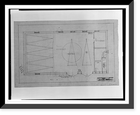 Alterations to a detached garage with living quarters for Mrs. Hayne Ellis, 3000 Woodley Road, N.W., Washington, D.C. 1st floor, Historic Reproduction