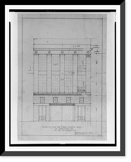 Antique Architecture - Washington DC - Store building Wurdeman, 1753