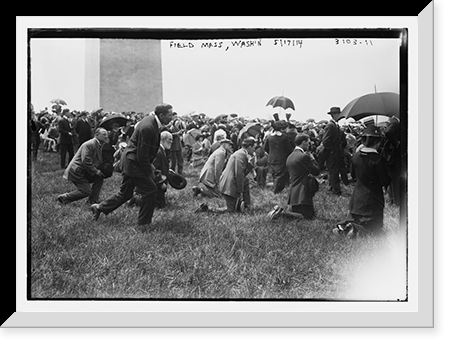 Field Mass, Wash., 5/17/14 - 4 Classic, Vintage Print