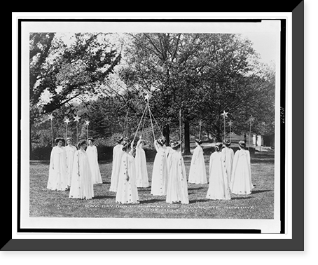 May Day drill - Normal and Collegiate Institute, Asheville, N.C, Vintage Wall Art