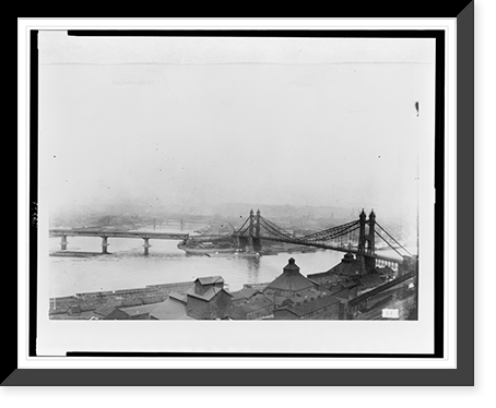 Vintage Americana Print - Pittsburgh - The Point, showing Union