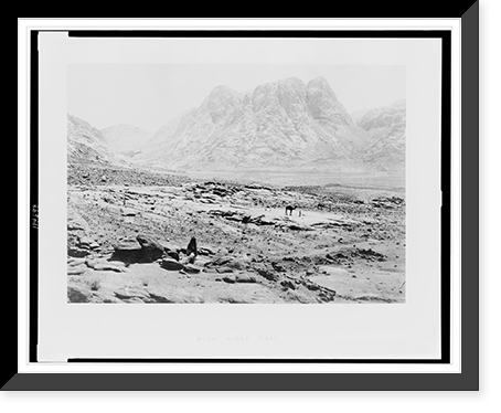 Mount Horeb, Sinai.Frith. Classic, Historic Reproduction