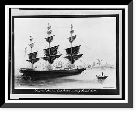 Vintage Building Photo - Boston - Surprise - built at East, 1850